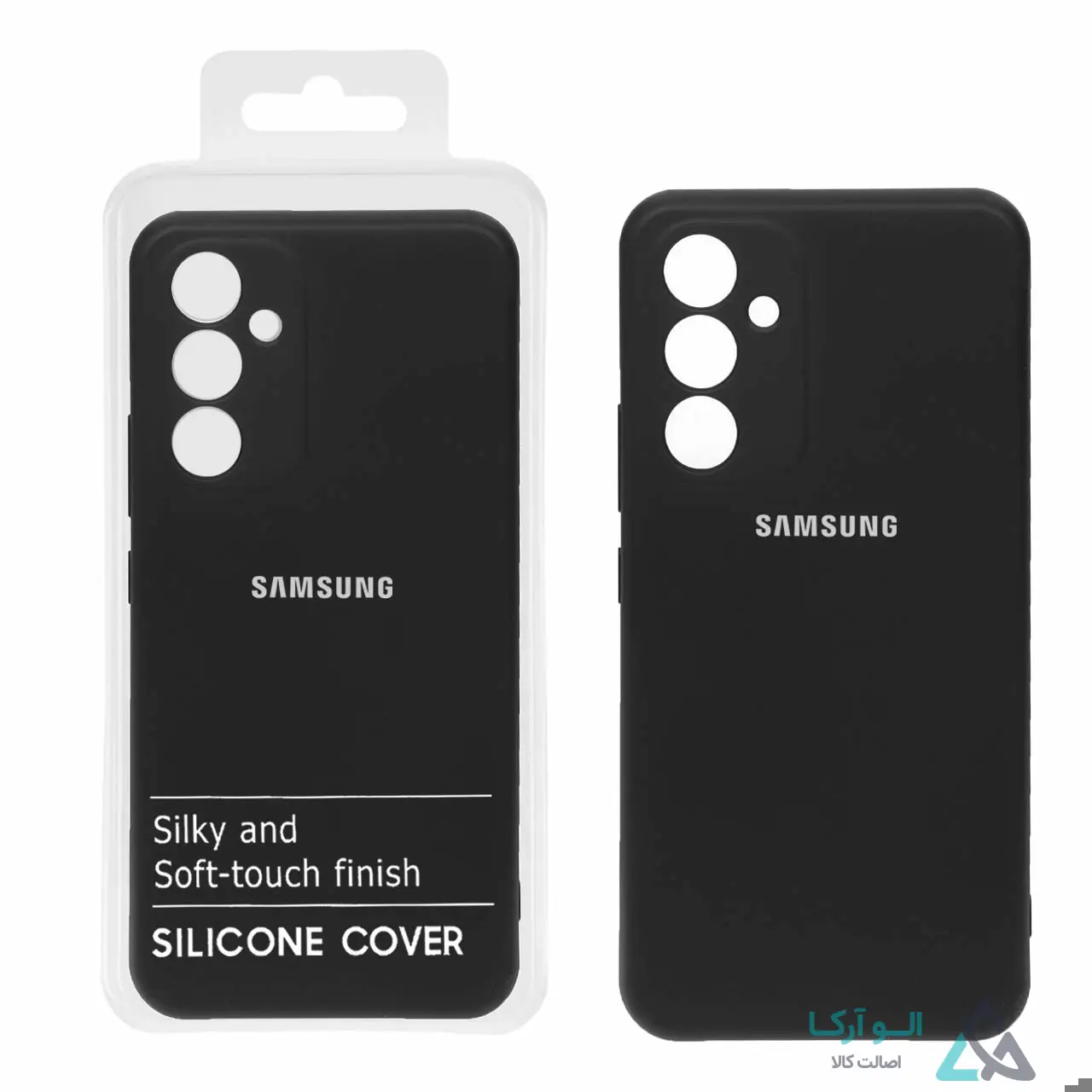 قاب نیو سیلیکون محافظ لنزدار Samsung A54-5G - RFF - مشکی (پک دار)