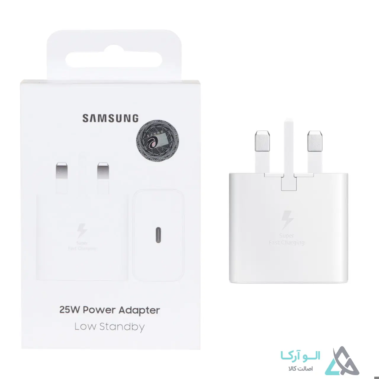 شارژر سه پین سامسونگ SAMSUNG 25W اصلی T2510 ( Fast و PD)