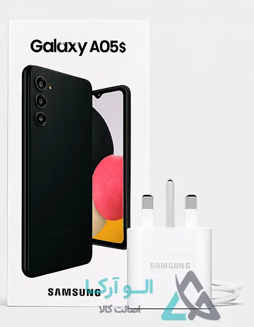 گوشی موبایل Samsung مدل Galaxy A05S (RAM 4) ظرفیت 64GB بهمراه آداپتور 25 وات